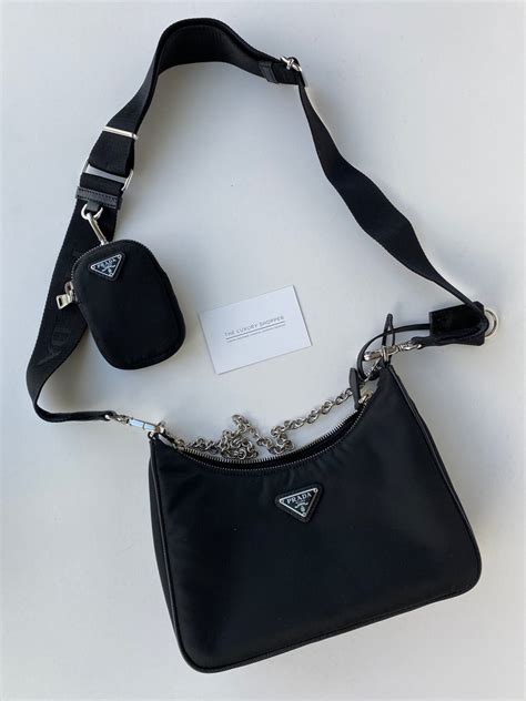 prada nylon cross body bag|Prada crossbody bag price.